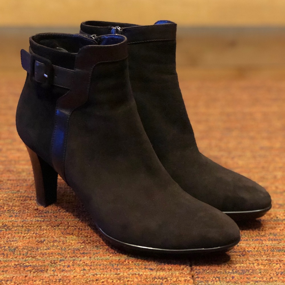 Aquatalia by Marvin K Vera Gomma Brown Suede Boots